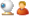 Man met webcam